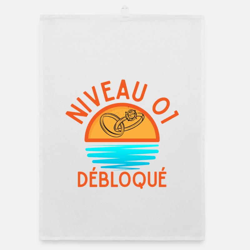 Level 01 Unlocked, a creative and joyful touch Organic dish towel