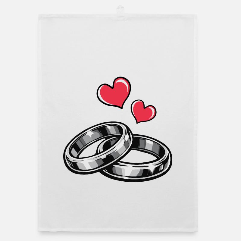 Eheringe Organic Geschirrtuch