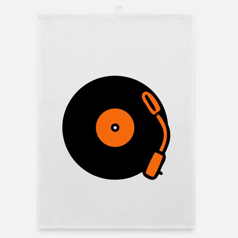 Disques vinyles vinyles vinyles Torchon bio