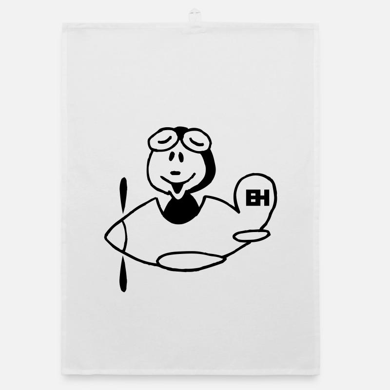 Flugzeug Organic Geschirrtuch