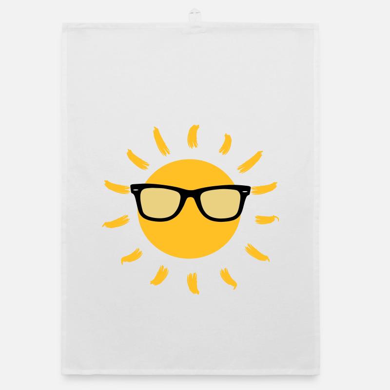 Summer / Sonne / Eté / Holidays / Sun / Soleil Organic dish towel