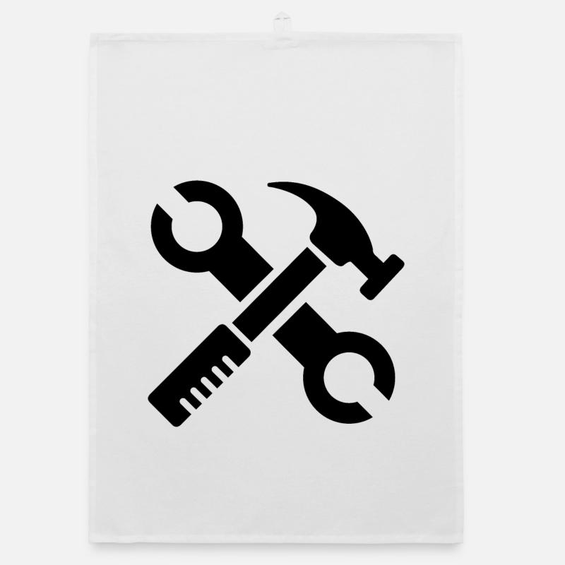 tool tools icon gift carpenter craftsman Organic dish towel