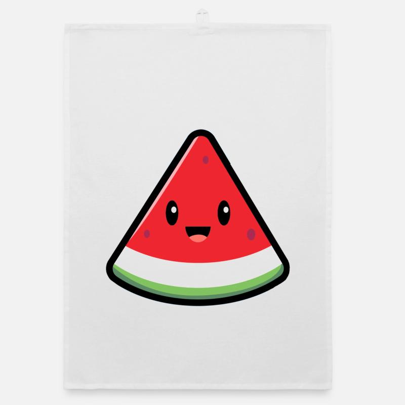 Douce pastèque - Été 2021 mignon cadeau Torchon bio