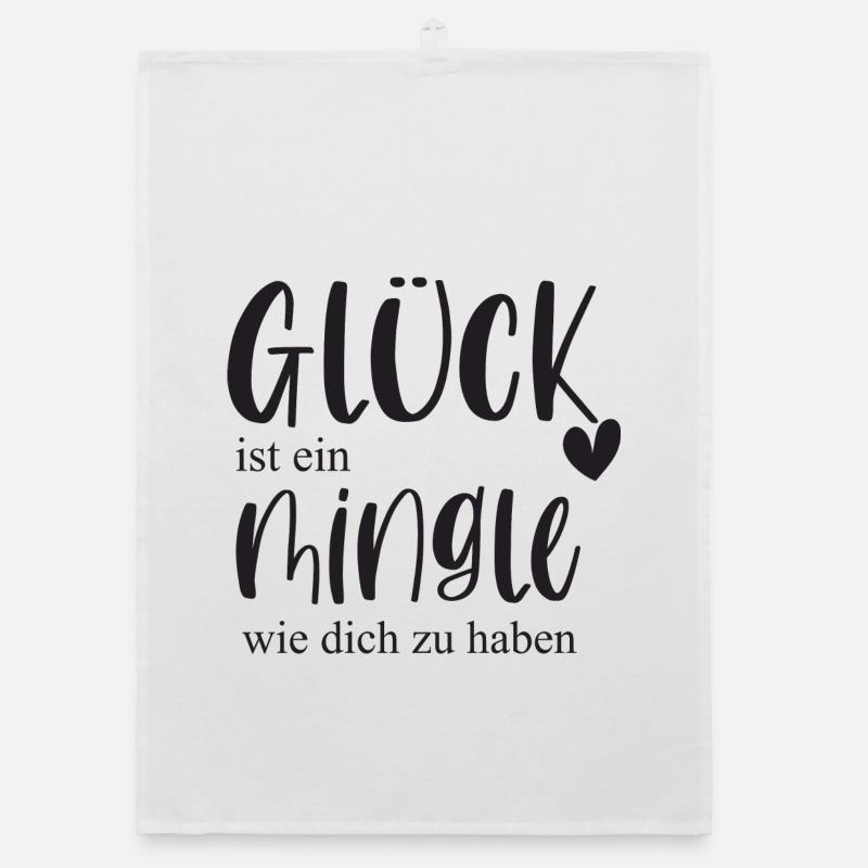 Mingle Single Freundschaft Plus Date Geschenk Organic Geschirrtuch