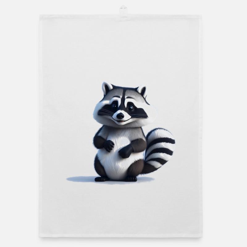 Raton laveur Torchon bio