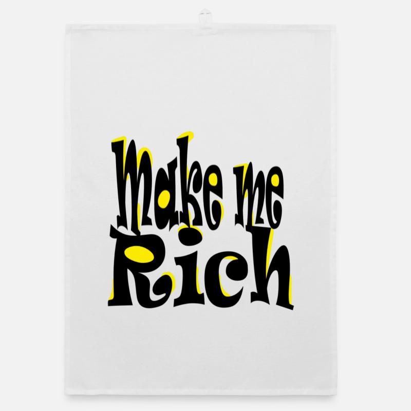 Make me Rich Organic dish towel