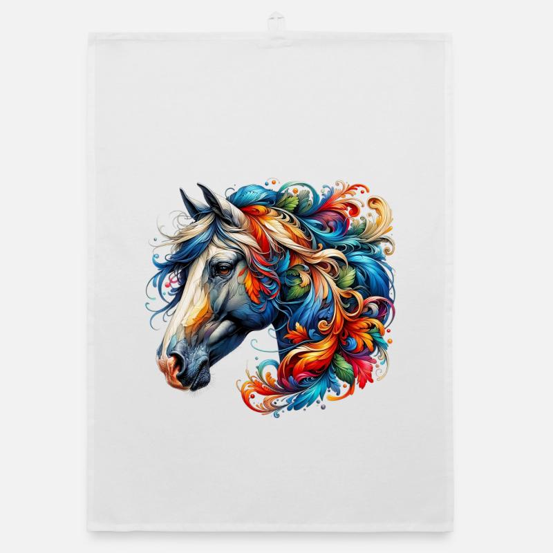 Pferd Organic Geschirrtuch