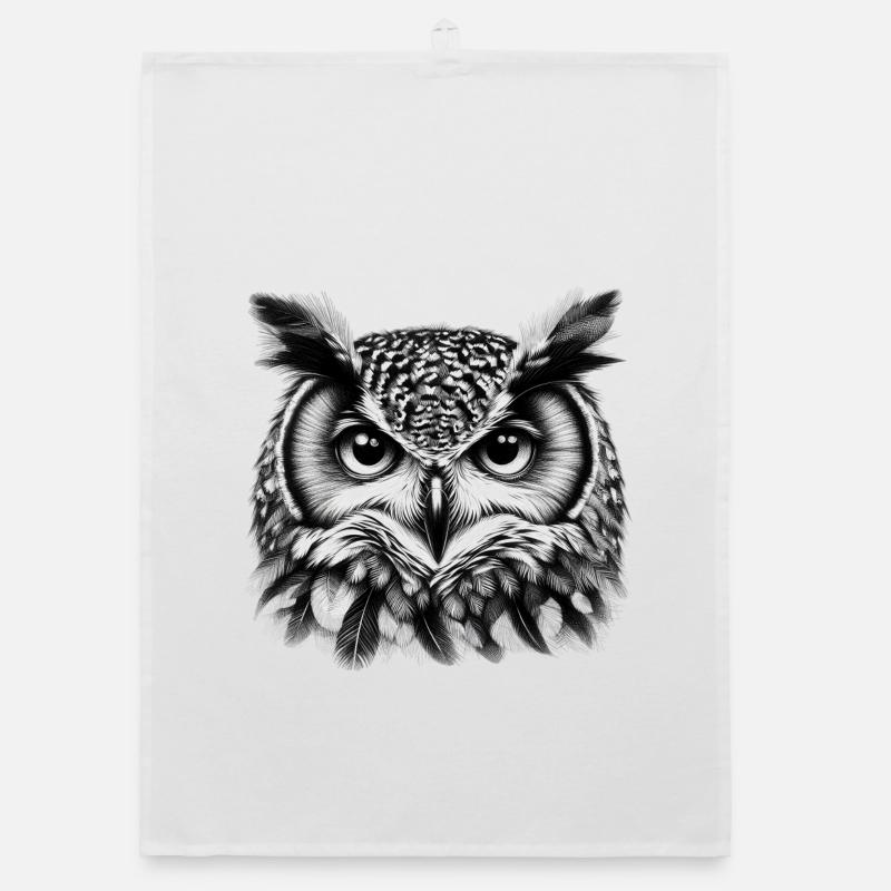 Eule Organic Geschirrtuch