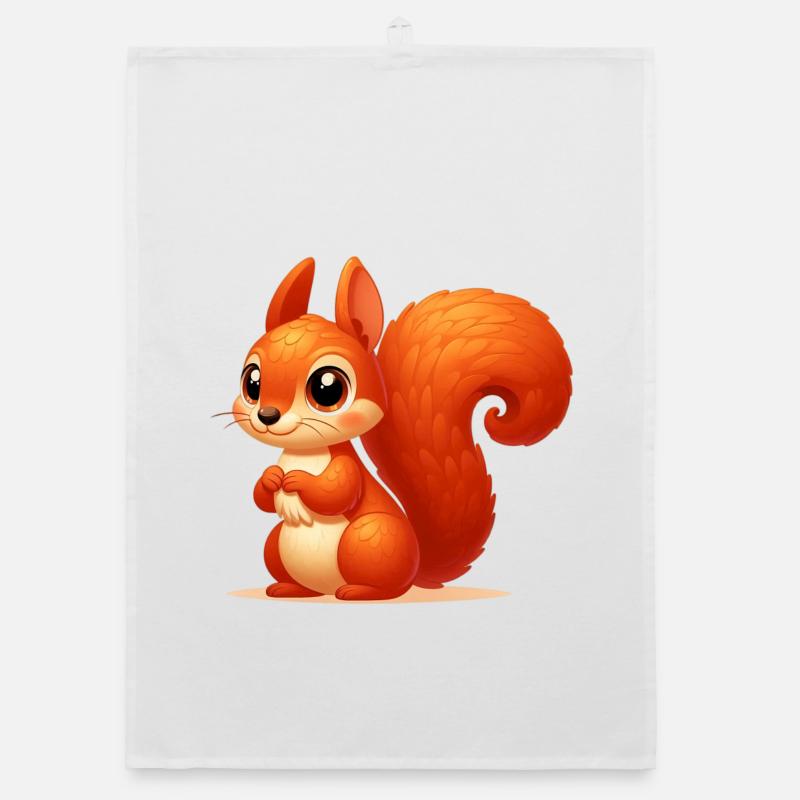 Squirrel Organic dish towel
