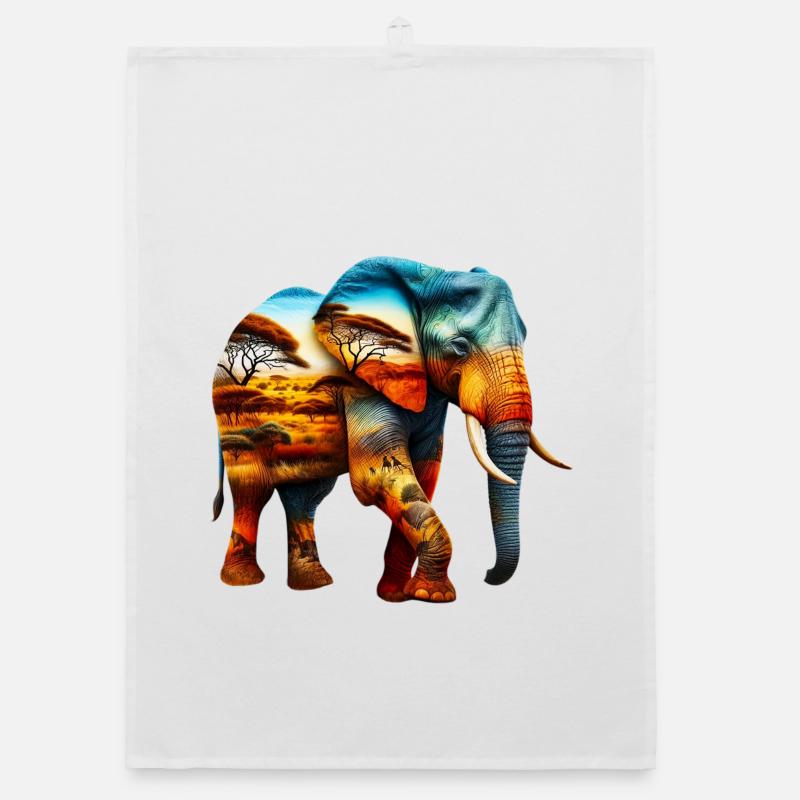 Éléphant Torchon bio