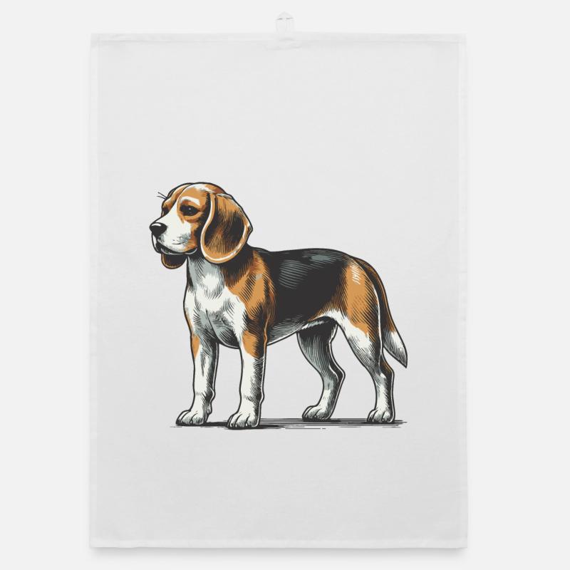 Beagle Organic Geschirrtuch
