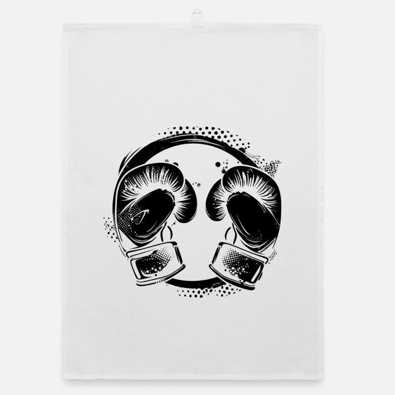 Kickboxen Organic Geschirrtuch