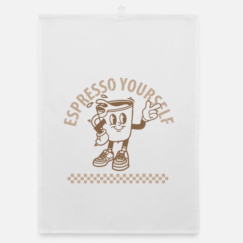 Espresso Yourself Coffee Organic Geschirrtuch