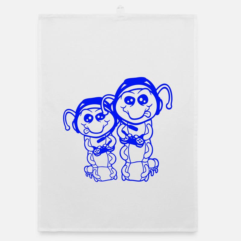 2 manettes de jeu pour console de jeu Caterpillar Nerd Torchon bio