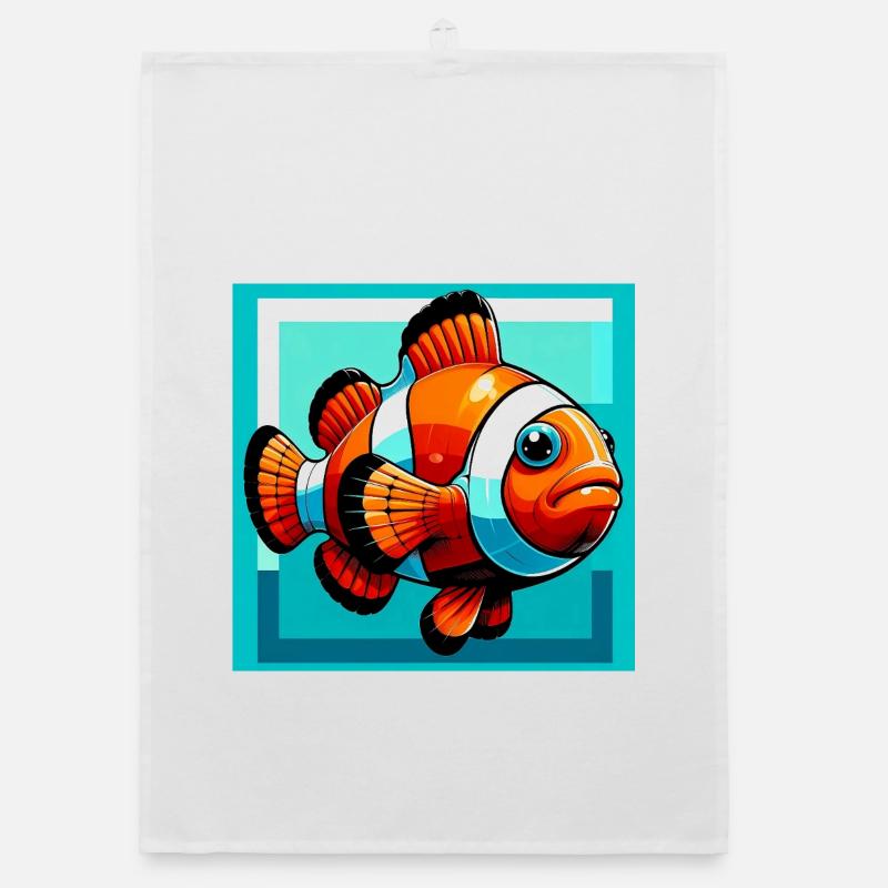 Clownfish Organic dish towel
