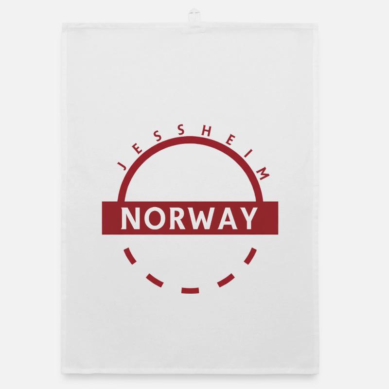 Norwegen Ring Emblem Organic Geschirrtuch