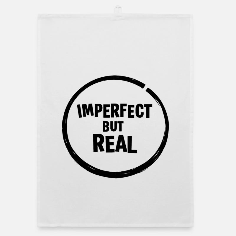 Silhouette de nuit Forme minimale Torchon bio