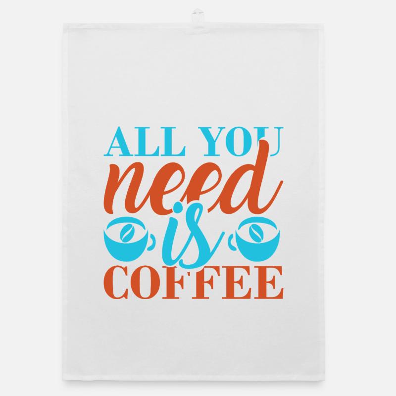 Coffee: everything you need Organic dish towel