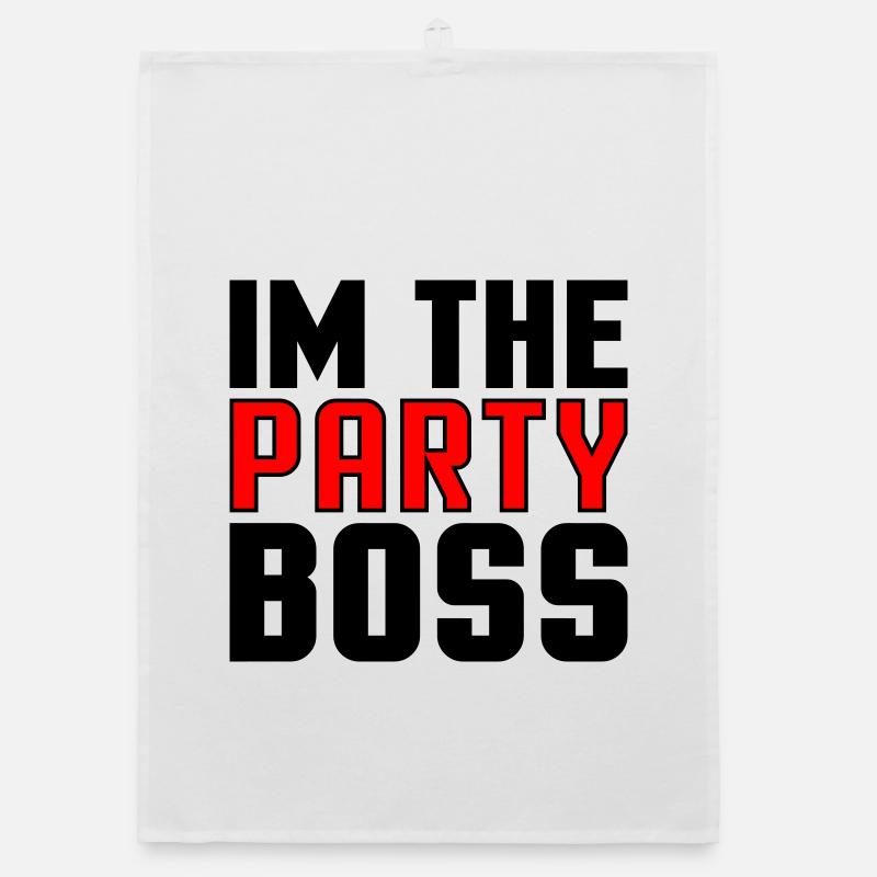 Ich bin der Party Chef Organic Geschirrtuch