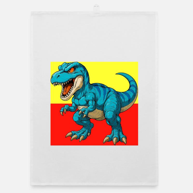 dinosaur Organic dish towel