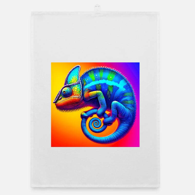 chameleon Organic dish towel