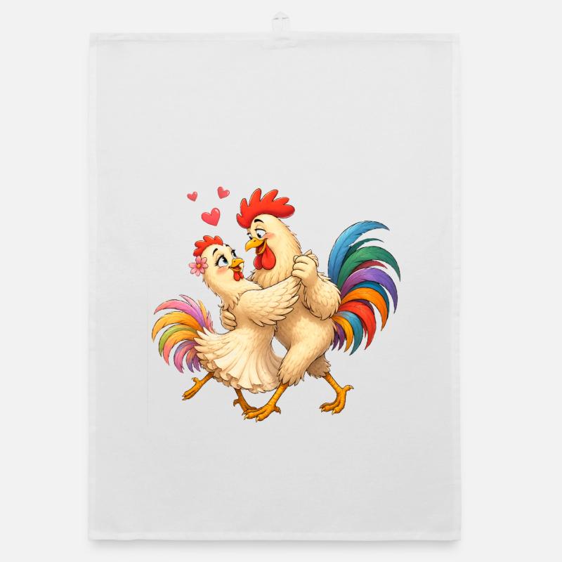 danse avec le poulet Torchon bio
