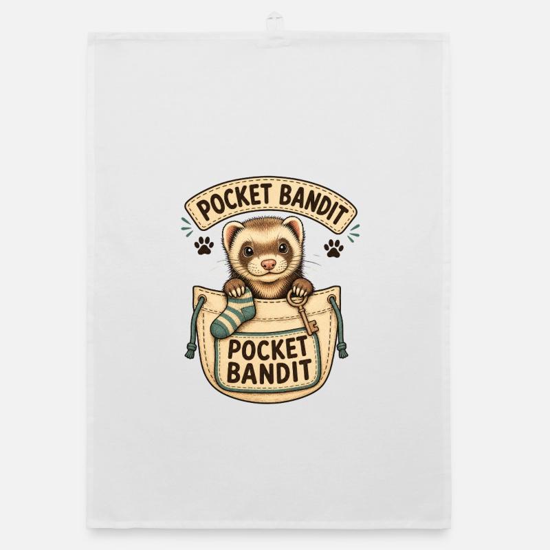 BANDIT DE POCHE Torchon bio
