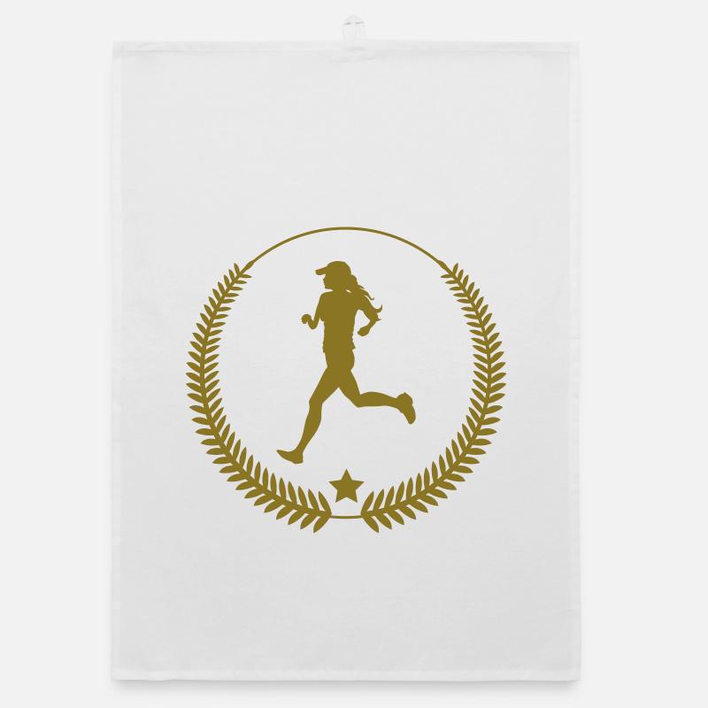 Course à Pied / Running / Jogging / Coureur Torchon bio