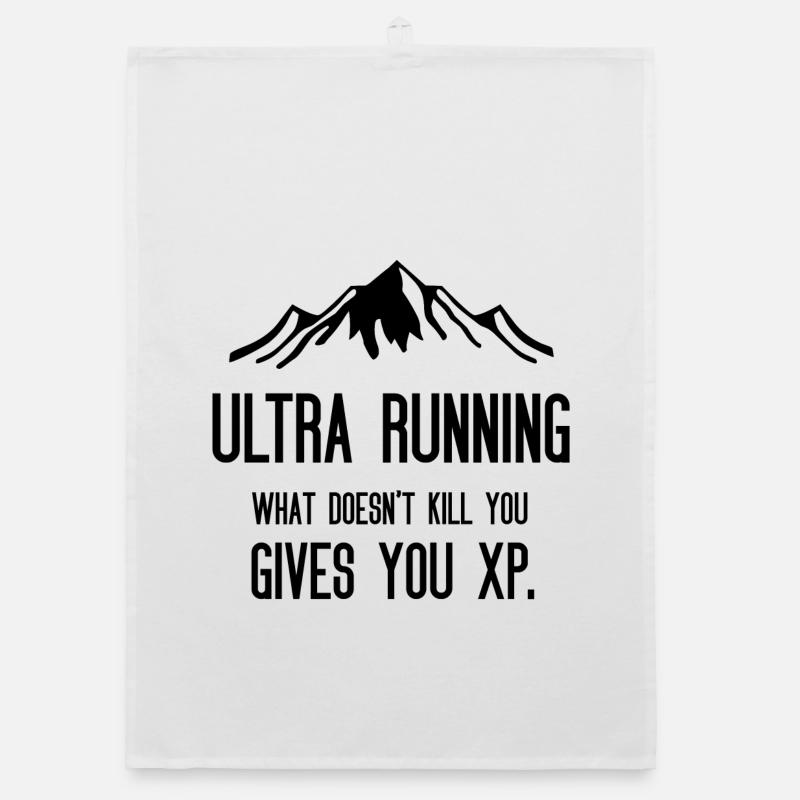 Ultra Running - What Doesn't Kill You Gives You XP Organic dish towel
