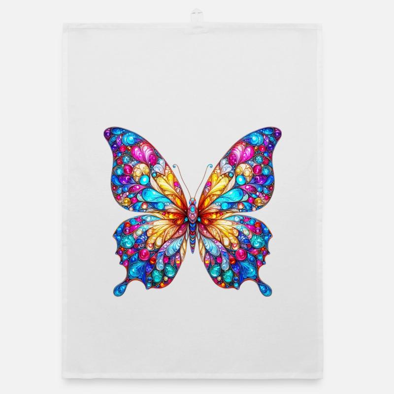 Schmetterling Organic Geschirrtuch