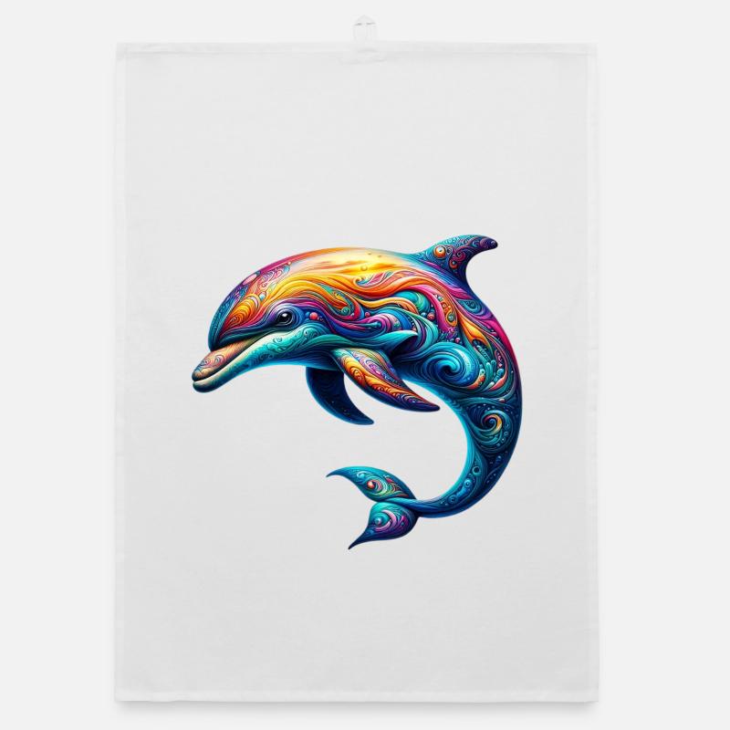 Dolphin Organic dish towel