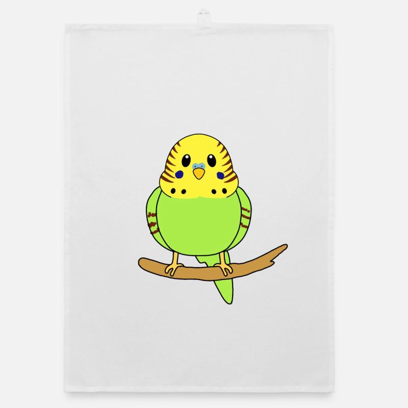 Budgerigar Organic dish towel