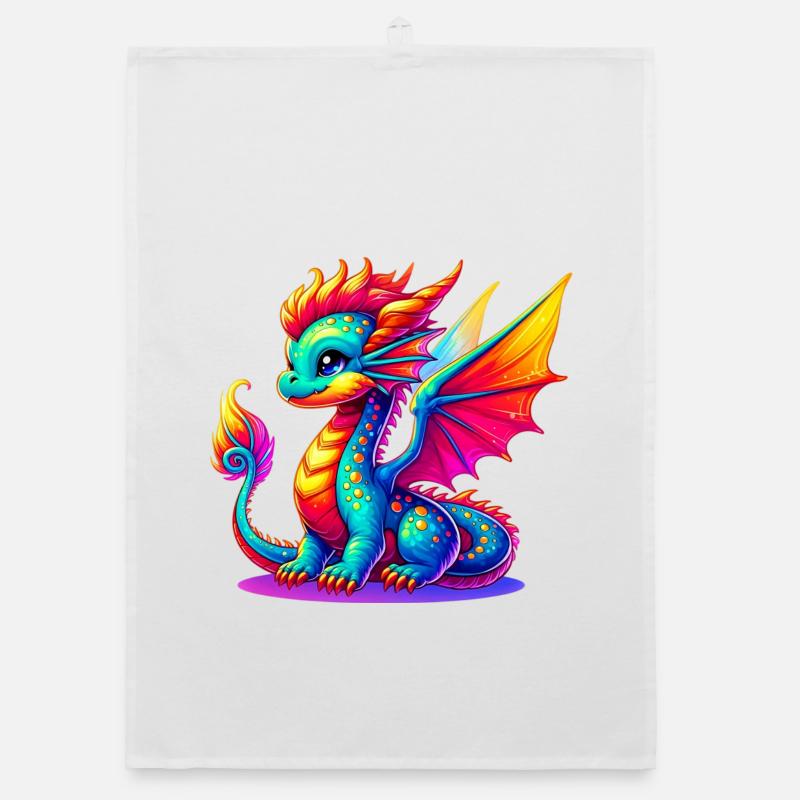 Drache Organic Geschirrtuch