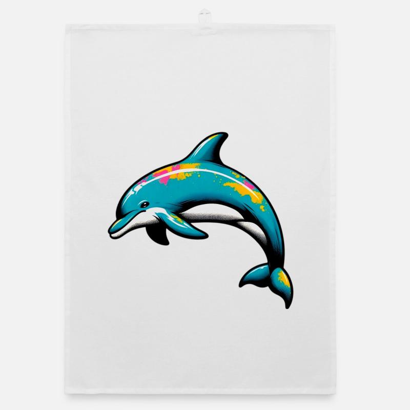 Dolphin Organic dish towel