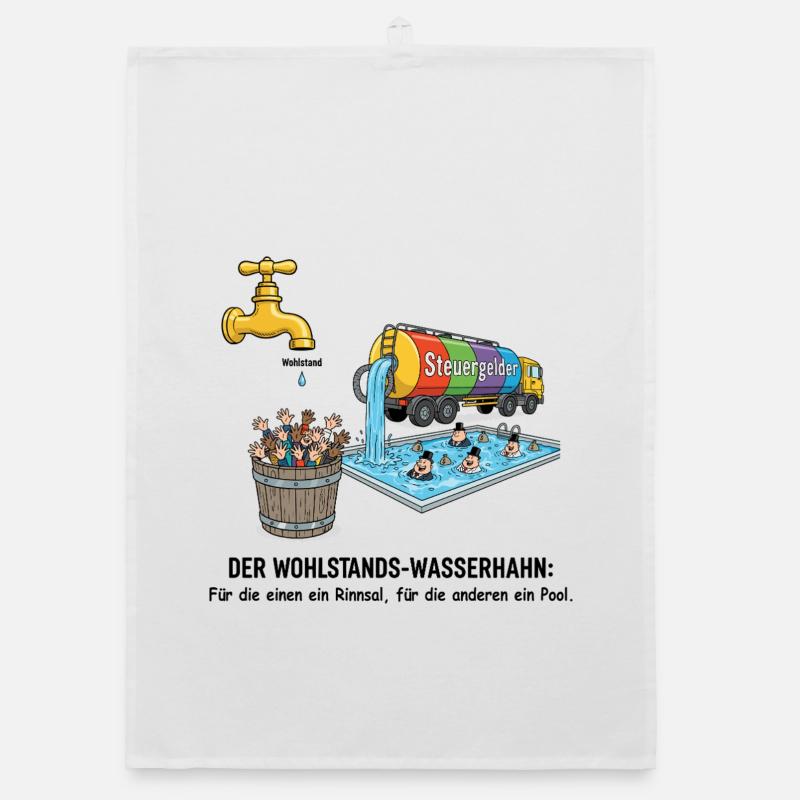 Le robinet de la prospérité Torchon bio