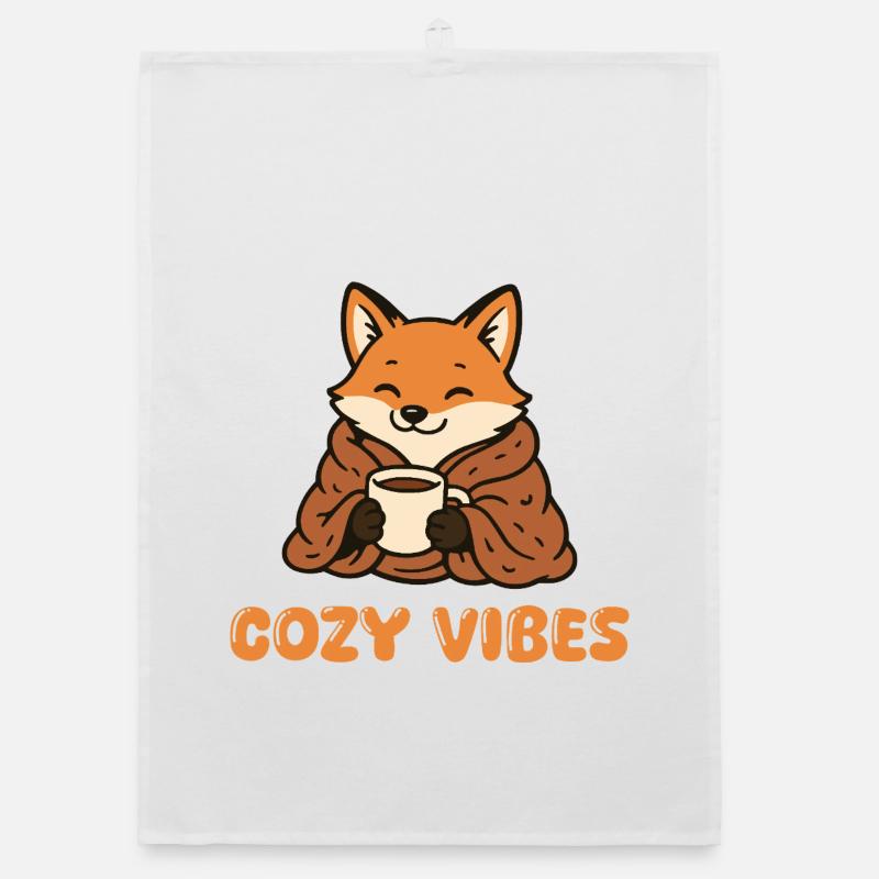 Fox Cozy Vibes Torchon bio