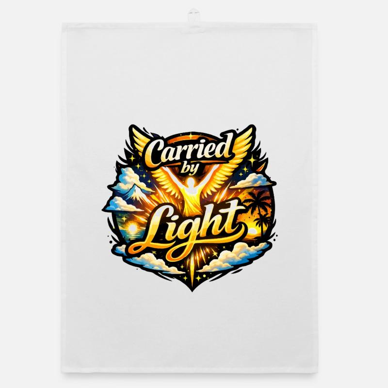 Carried by light Organic dish towel