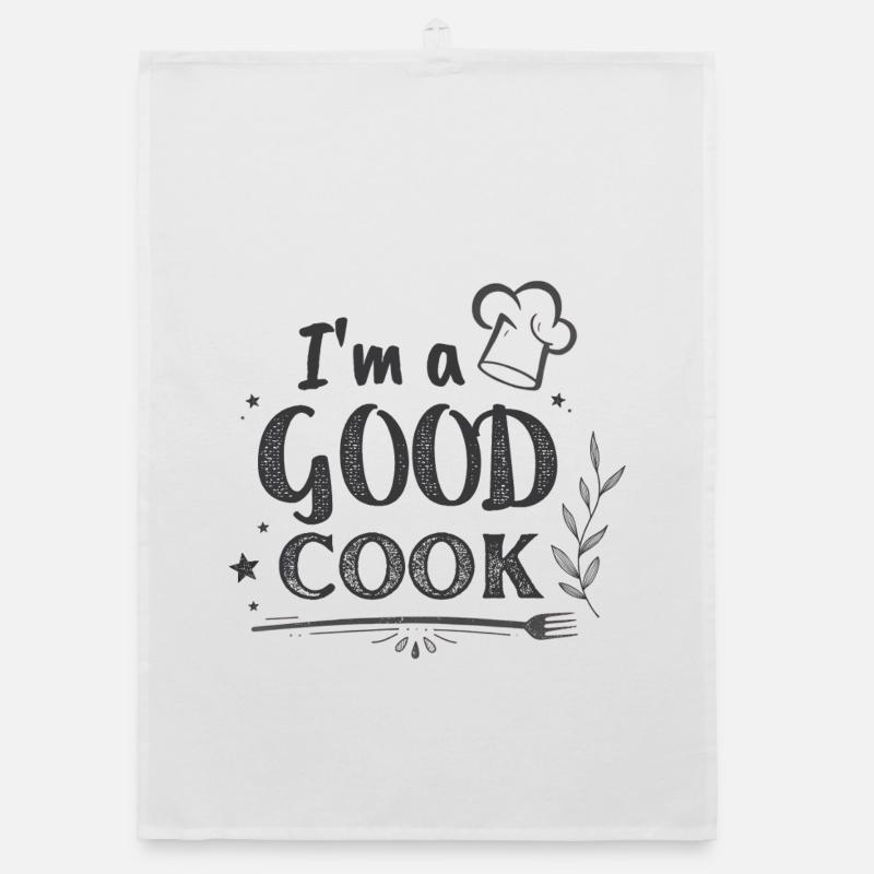 Im a GOOD COOK Chef Chalk Organic dish towel