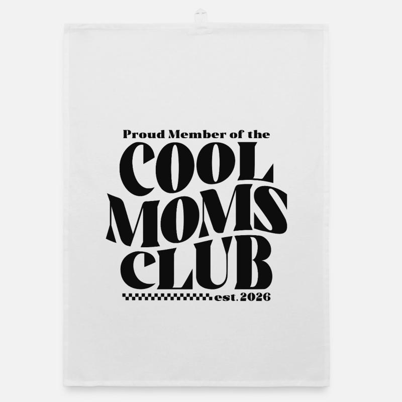 Mama 2026 Geschenk Muttertag - Cool Moms Club Organic Geschirrtuch