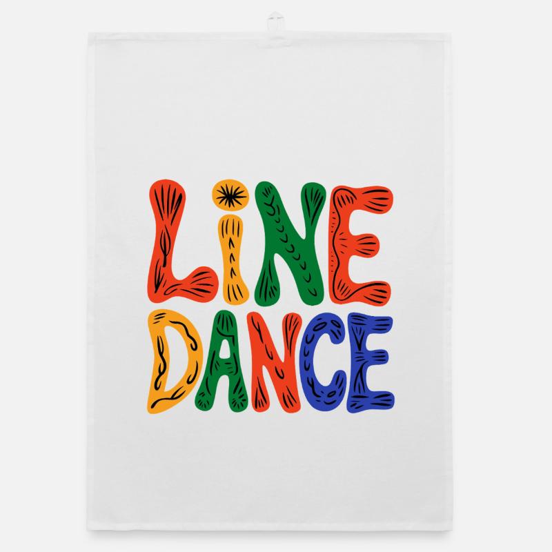 Live Dance Organic Geschirrtuch
