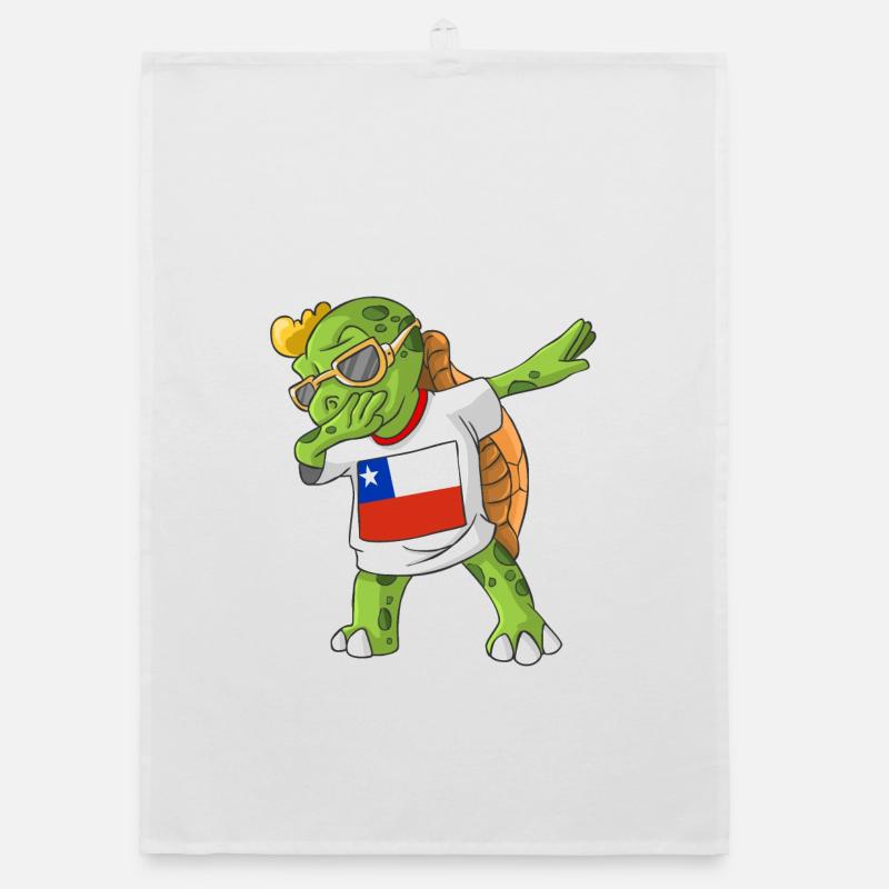 Chile Dabbing turtle Organic dish towel