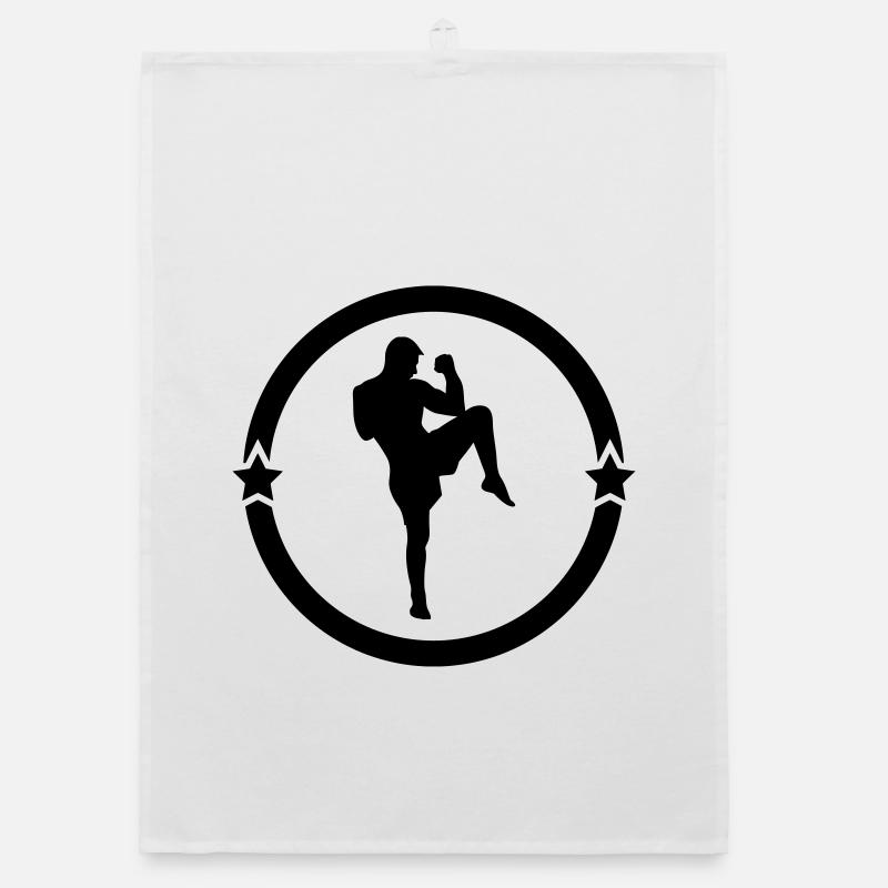 Kickboxing / Kickboxer / Kick Boxing / Kick Boxer Organic dish towel