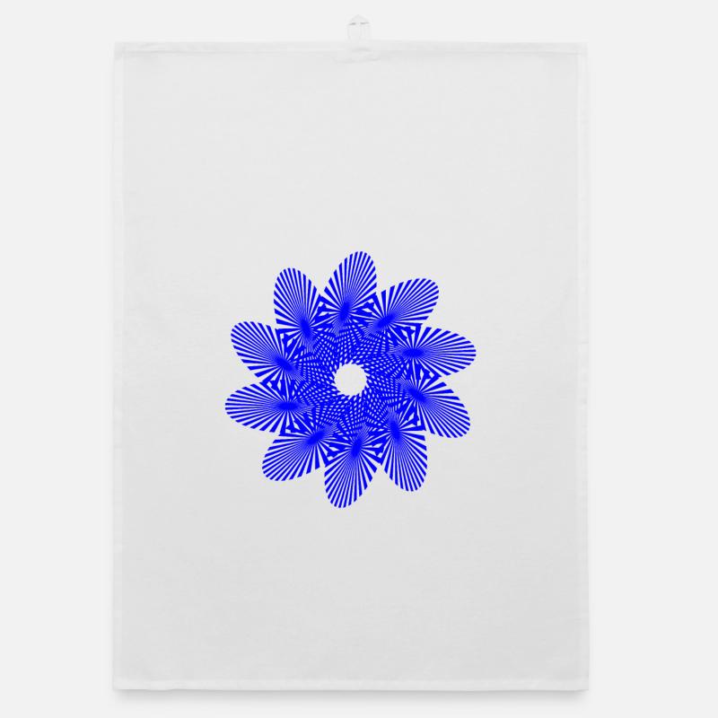 Mandala | Sunbeams | Pattern Organic dish towel