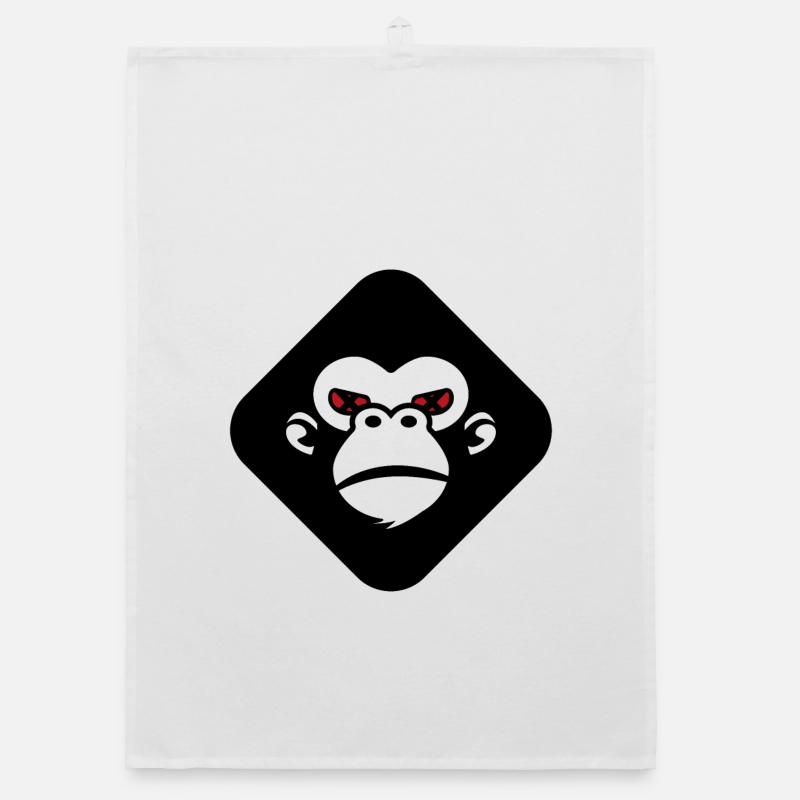 Gorilla logo Organic dish towel