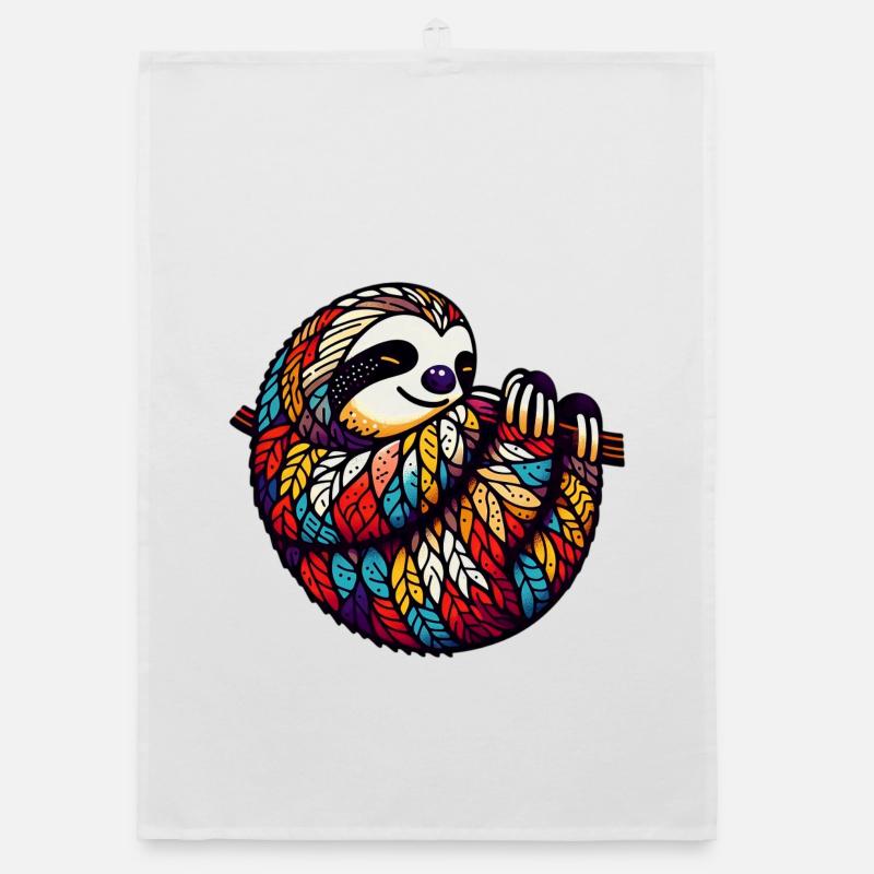Sloth Organic dish towel