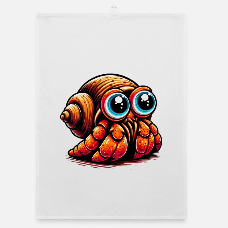 Hermit crab Organic dish towel