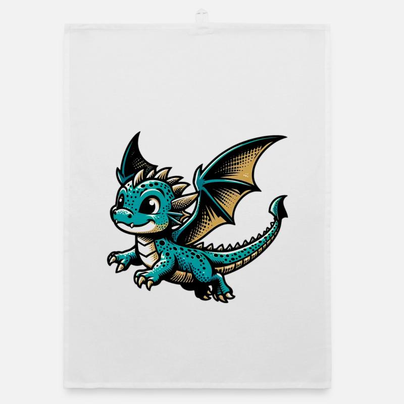 Drache Organic Geschirrtuch