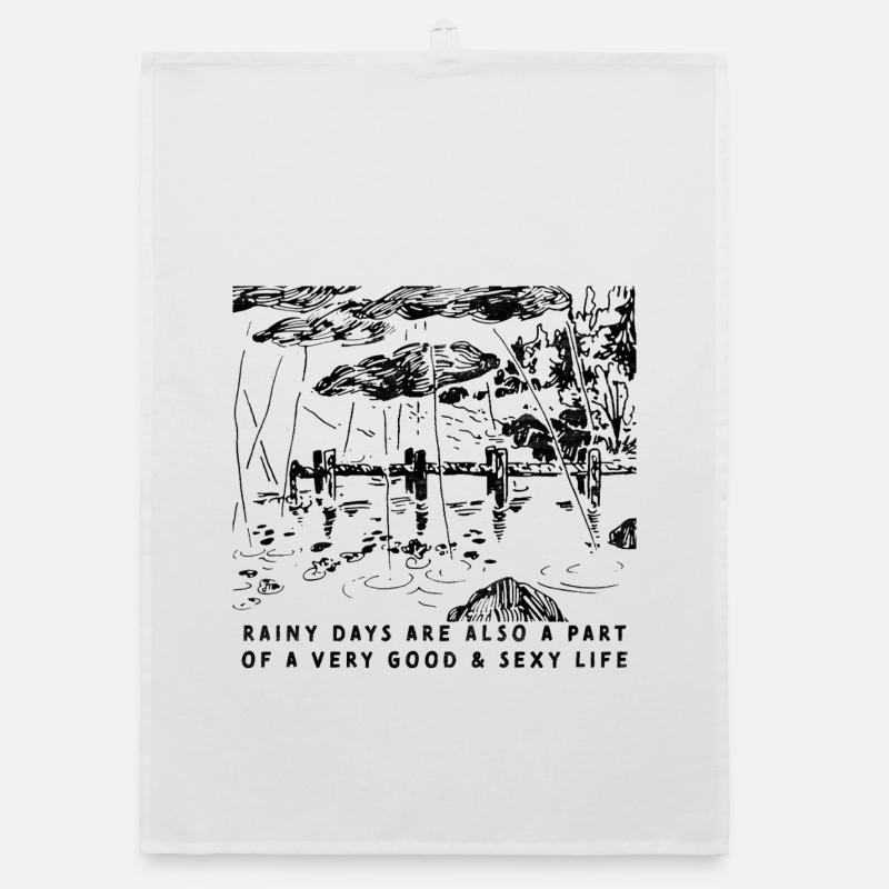 RAINY DAYS Organic dish towel
