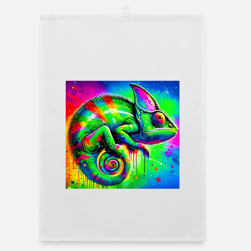 chameleon Organic dish towel