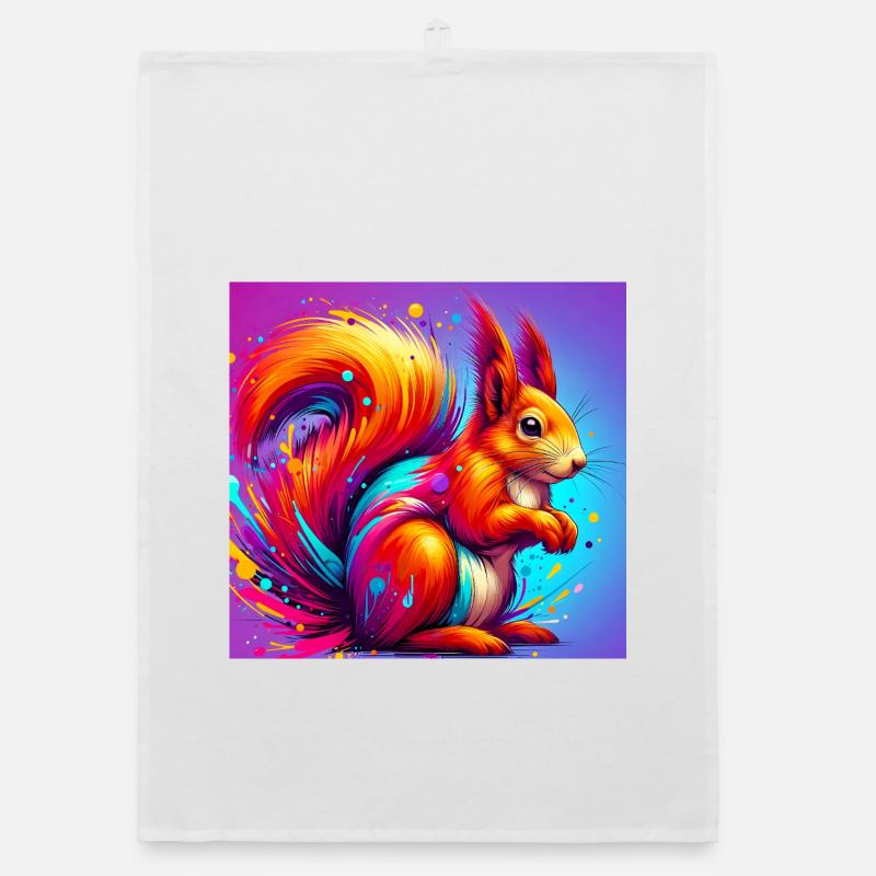 Eichhörnchen Organic Geschirrtuch